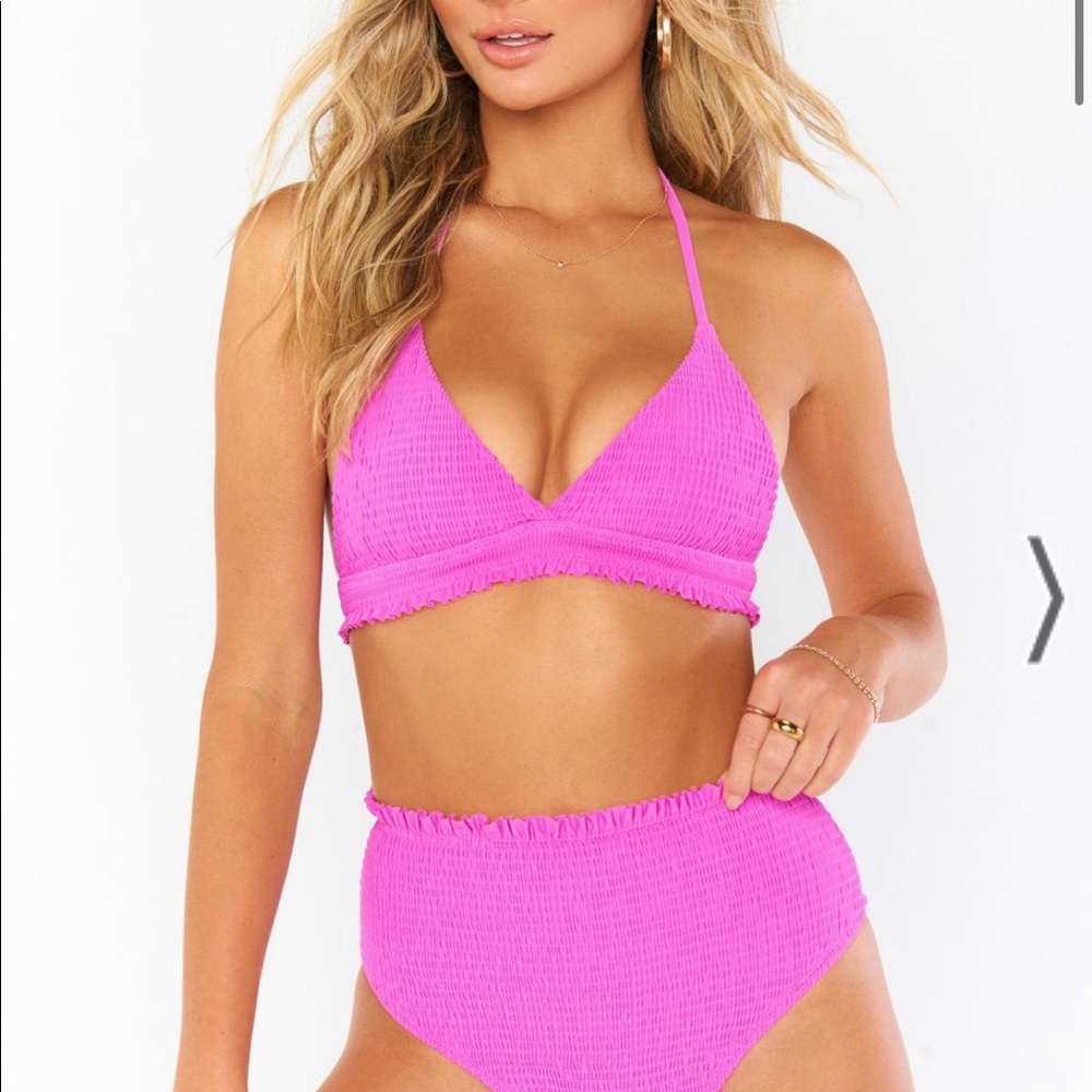 Show Me Your Mumu Bermuda top small / Atlantis bottom medium